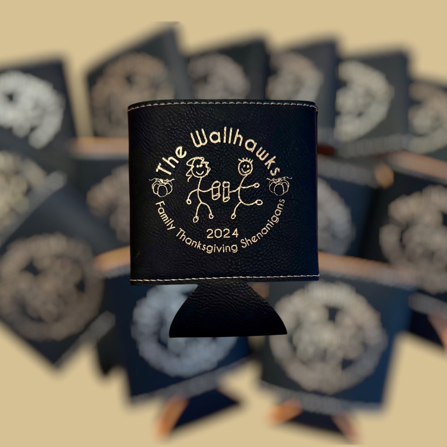 Premium Leatherette Drink Koozie