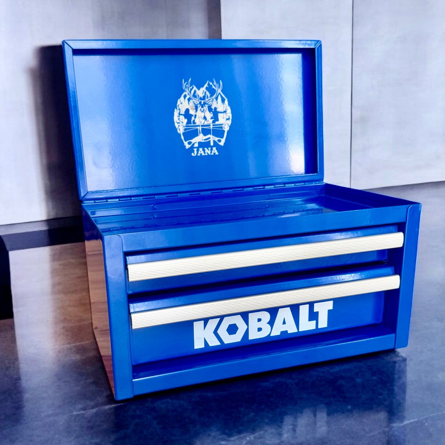 Laser Engraved Kobalt Mini Toolbox
