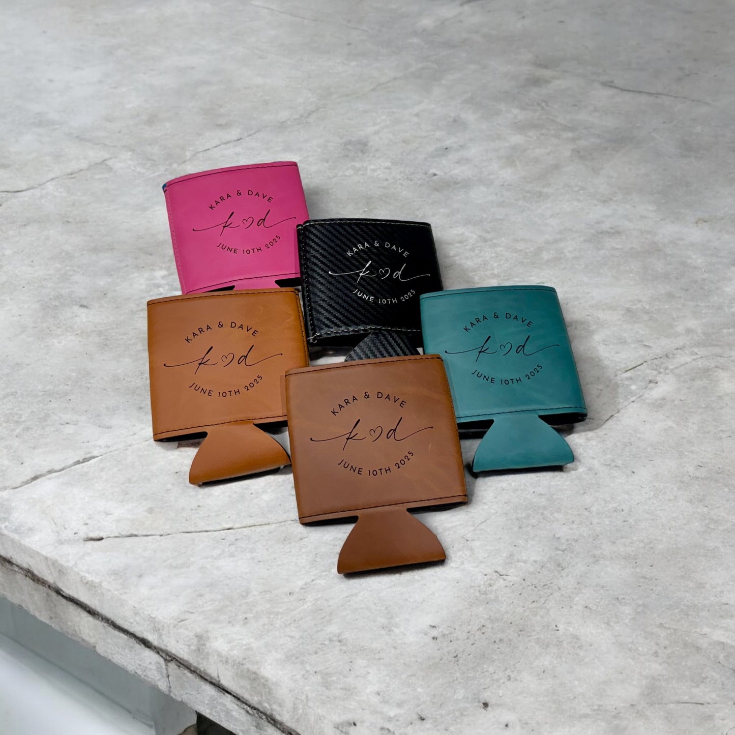 Premium Leatherette Drink Koozie
