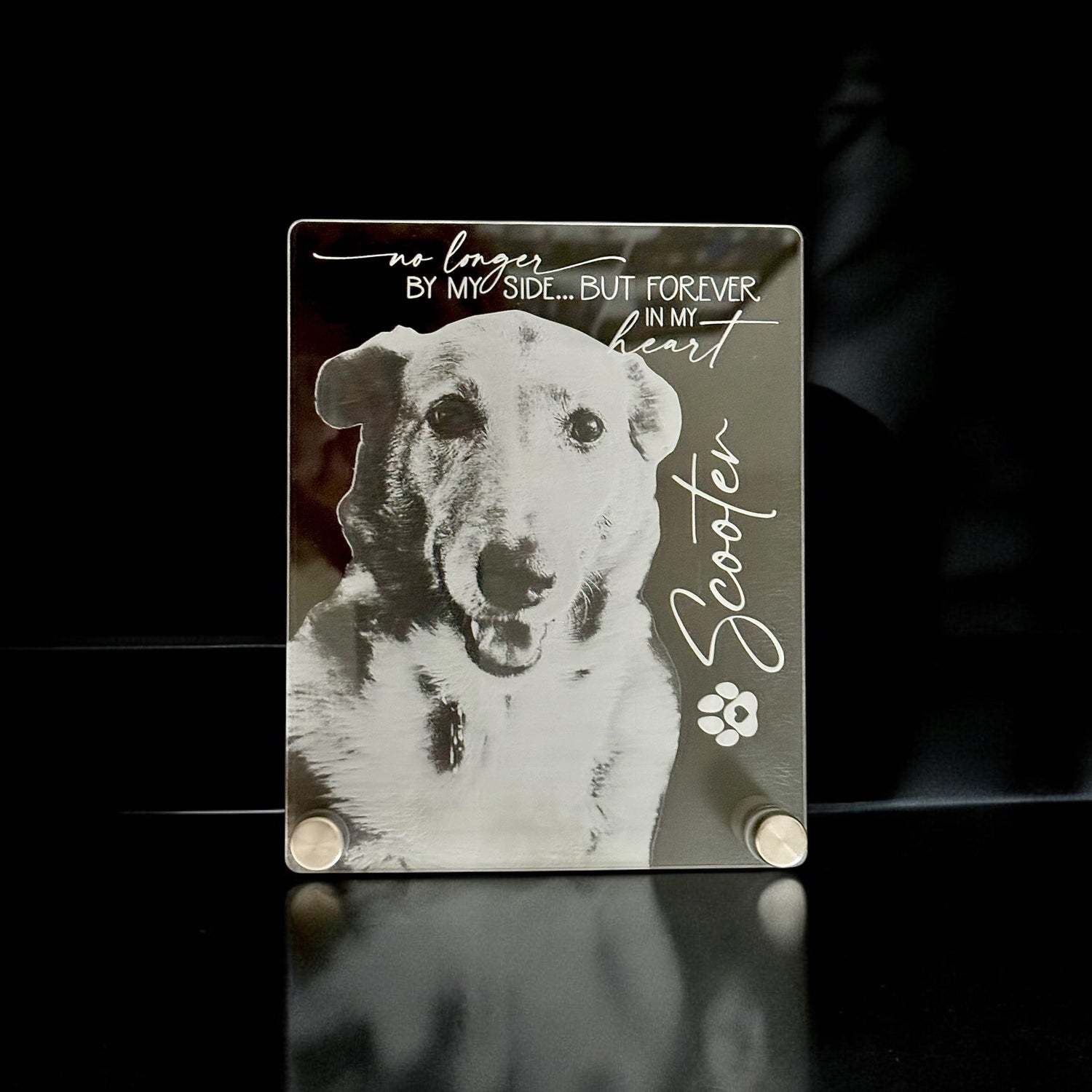 Freestanding Acrylic Pet Memorial