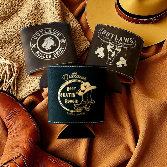 Premium Leatherette Drink Koozie